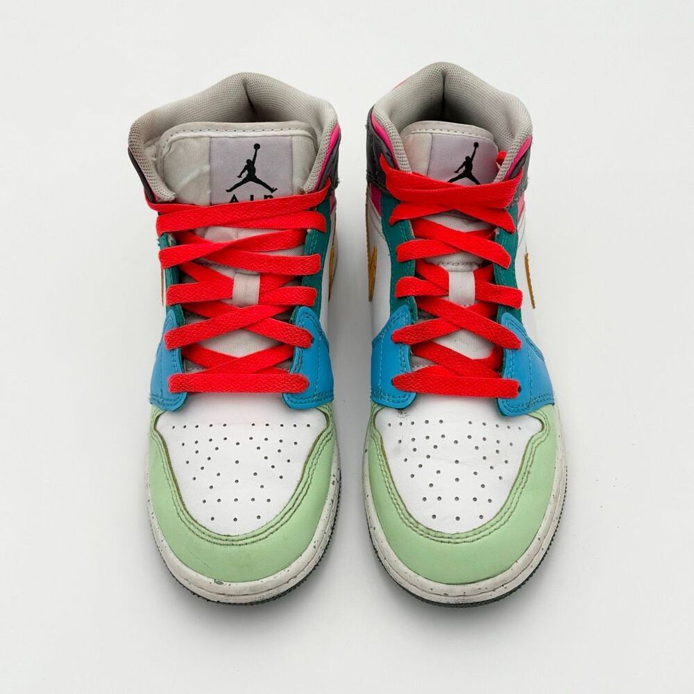 Nike Jordan SE Mid Multicolor Sneakers - US Big Kids 4Y // FN1190-100 - Picture 4 of 12